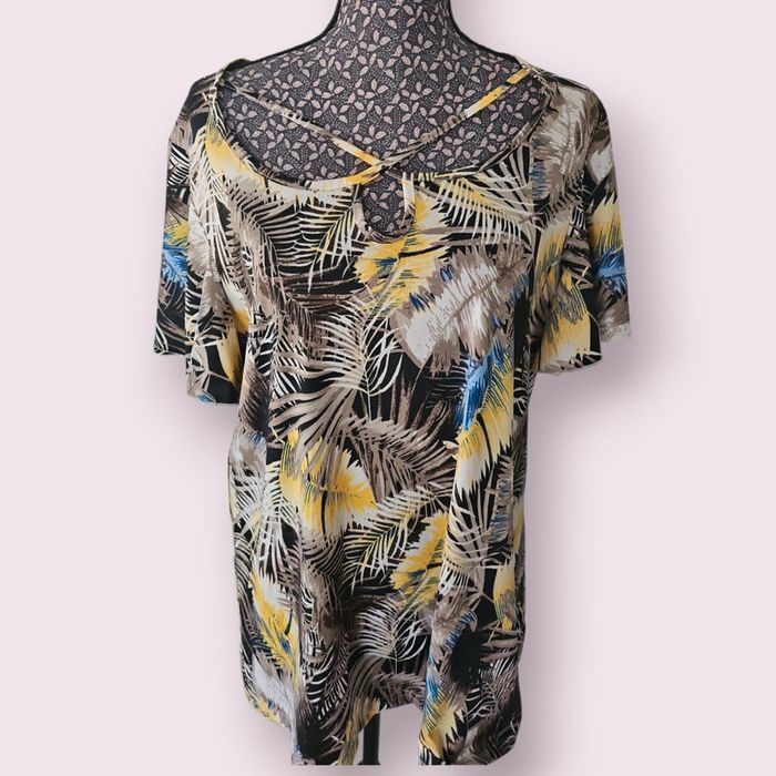 T-shirt marque bleu bonheur