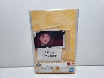 Neon Genesis Evangelion Stand Ikari Shinji Memorial Plate Ichiban Kuji F