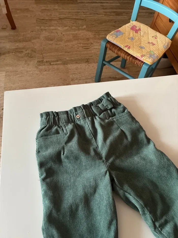 Pantalon velours 18mois - photo numéro 2