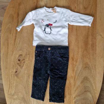 Ensemble chaud pull pantalon Orchestra 3 mois