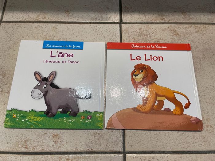 2 livres l'âne et le lion - photo numéro 2