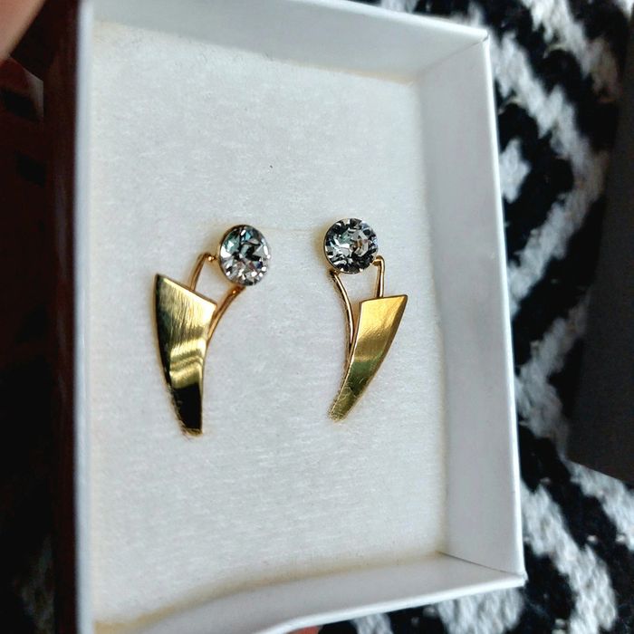 Magnifiques boucles d'oreilles neuves Fabos x Swarovski