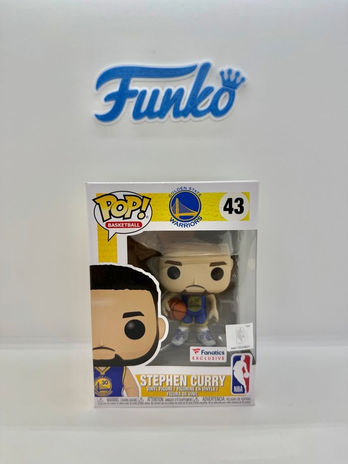Funko Pop NBA Stephen Curry 43 Fanatics Exclusive 🇺🇸