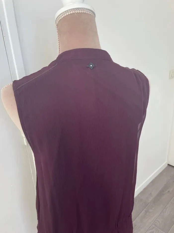 Robe prune Bonobo taille S Voilage - photo numéro 9