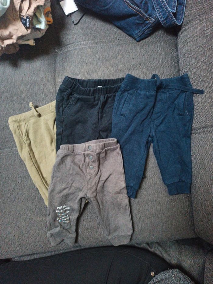 Lot pantalons joggings