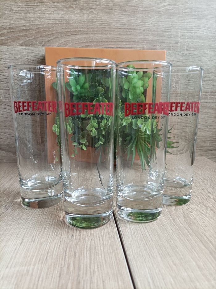 Lot 4 verres beefeater - photo numéro 3