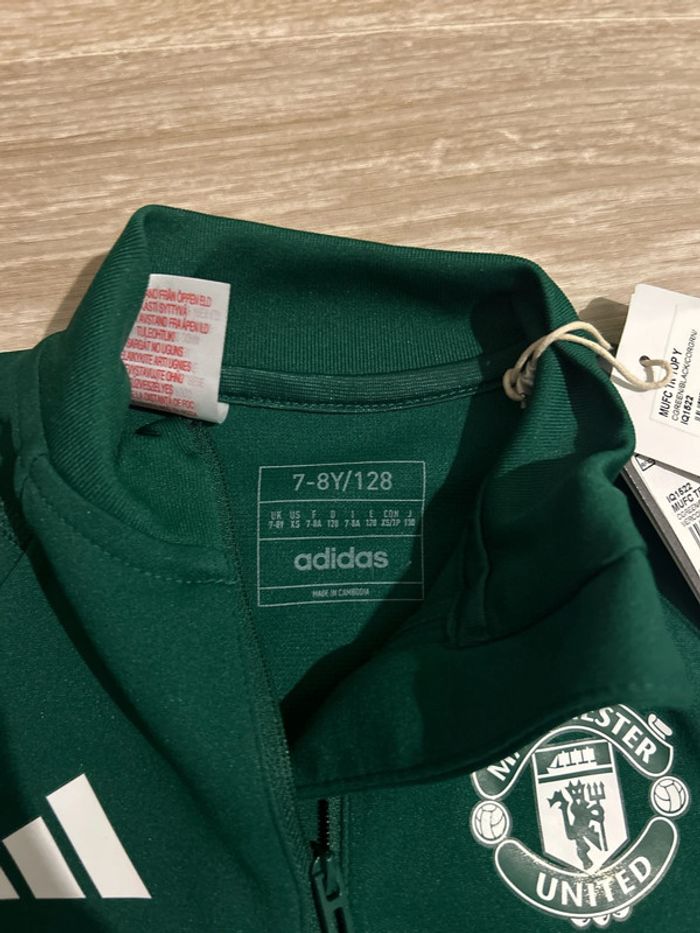 Veste haut d’entraînement training Manchester United 7-8ans - photo numéro 4