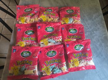 Lot de 9 paquets de pokémon acide date courtes