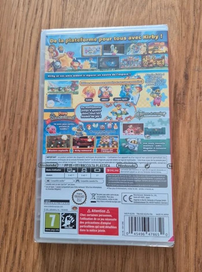 Jeu Kirby's return to dreamland deluxe nintendo switch Fr Neuf Scellé - photo numéro 2