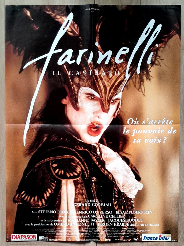 Affiche film cinéma Farinelli Il Castrato