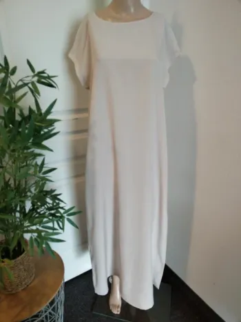 Robe longue Shein couleur crème/beige
