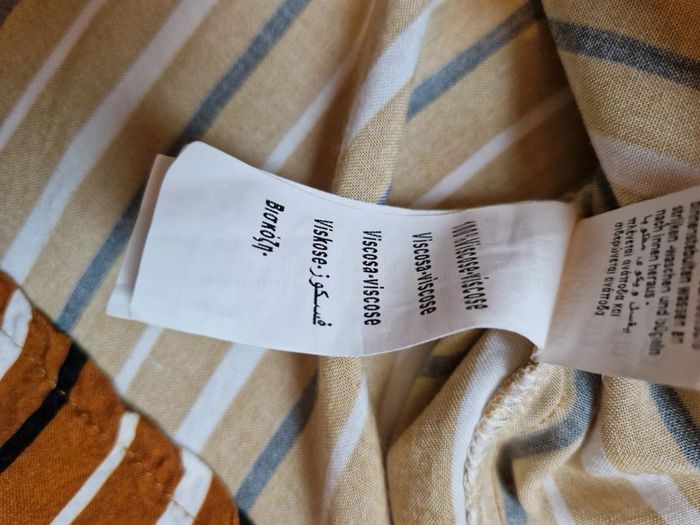 Chemise orchestra 14 ans rayée marron noire et blanche peut convenir à un XS - photo numéro 7