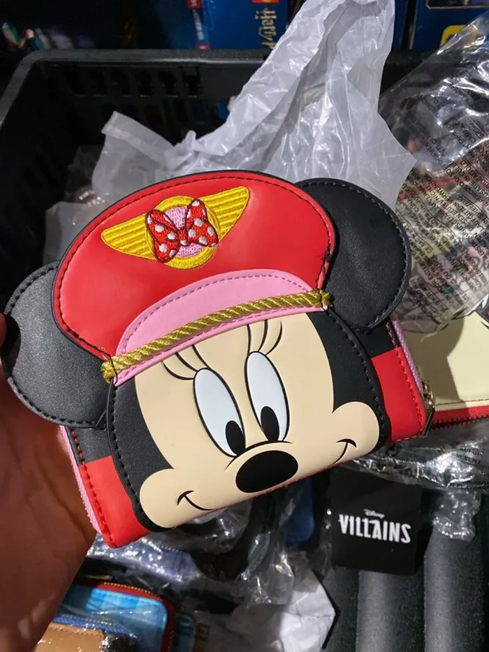 Portefeuille loungefly minnie pilote