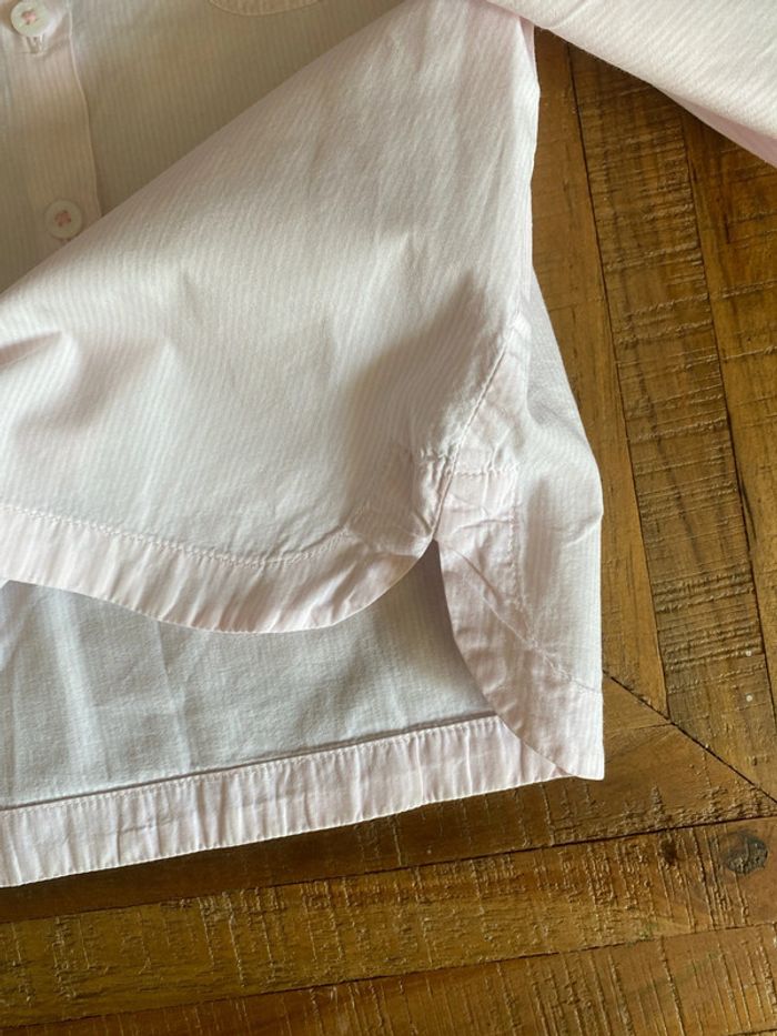 Chemise rayée rose blanc - photo numéro 4