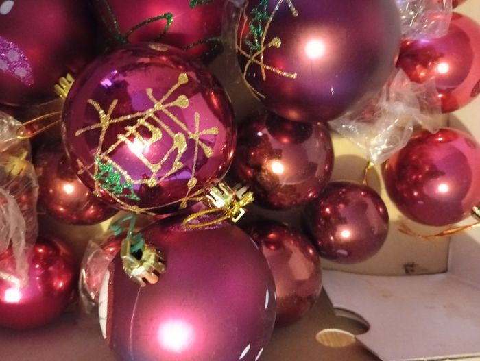 Lot de 43 boules de Noël différentes tailles - photo numéro 3