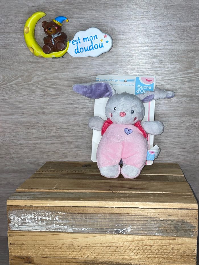 SDO174 doudou lapin 🐰 sucre d’orge