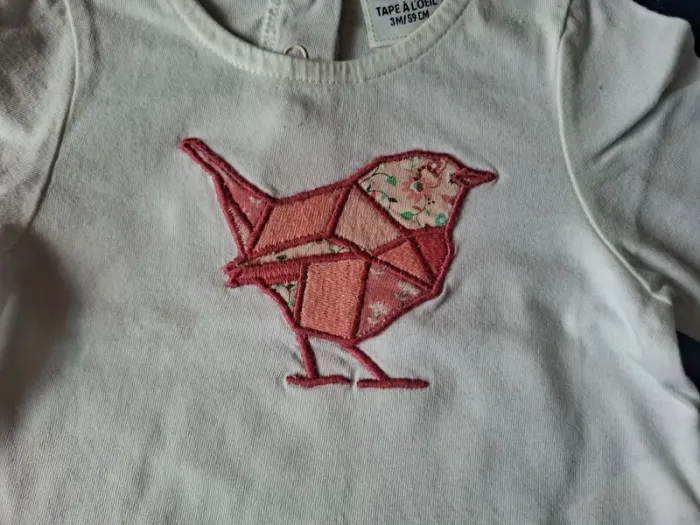 T-shirt ml oiseau - photo numéro 2