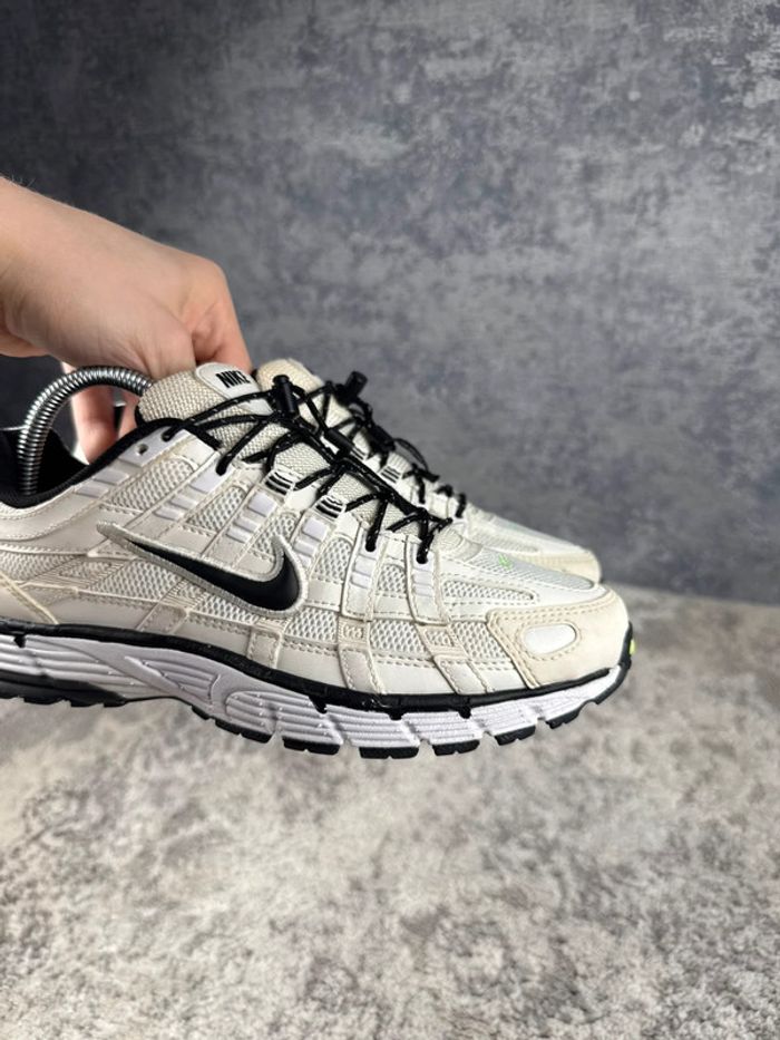 Nike P-6000 Running - Sail Black Lime Blast - White & Yellow & Black - photo numéro 16