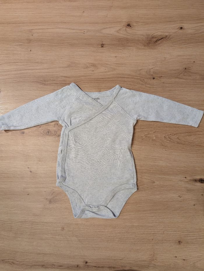 Lot de 4 bodies rose et gris, 3 mois, Kiabi - photo numéro 4