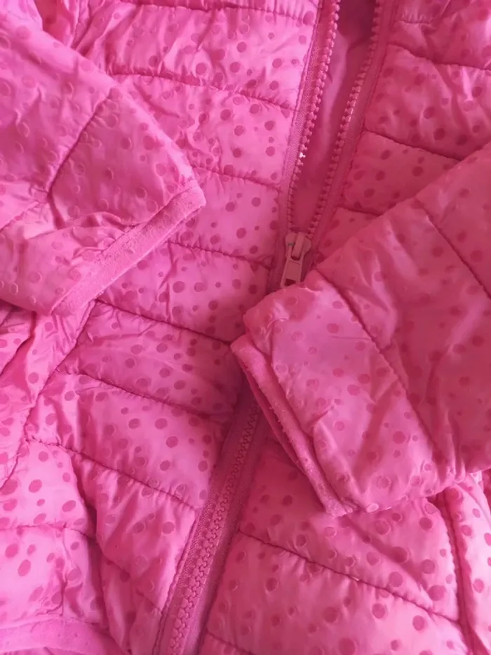 Blouson rose 12 mois fille - photo numéro 4