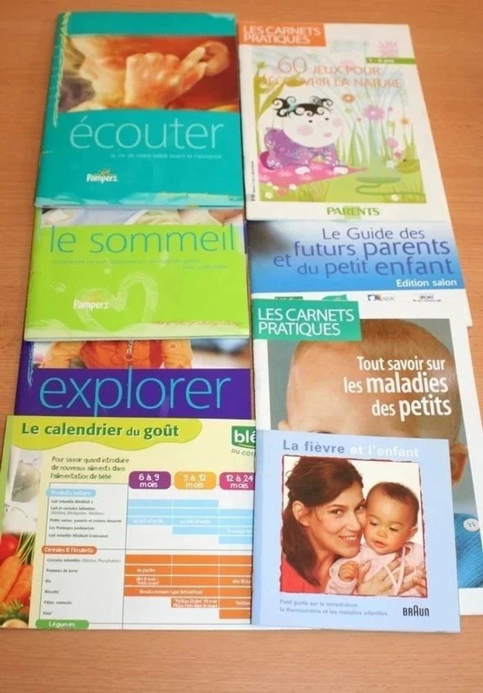 Lot de 6 livrets + calendrier du goût