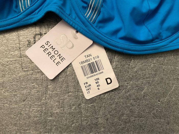 Haut maillot Simone Pérèle bleu neuf - photo numéro 2