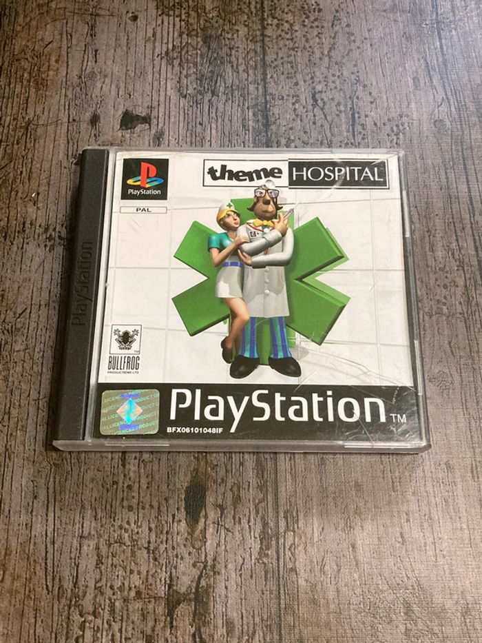 Theme hospital Jeu PS1 complet allemand Sony
