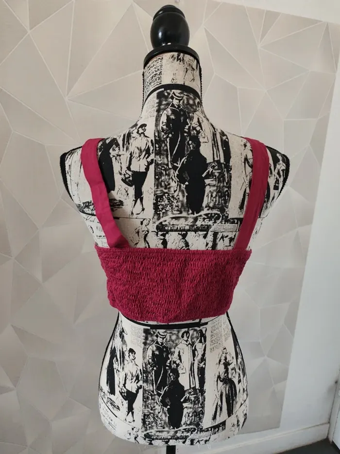 Crop top Bordeaux - photo numéro 3