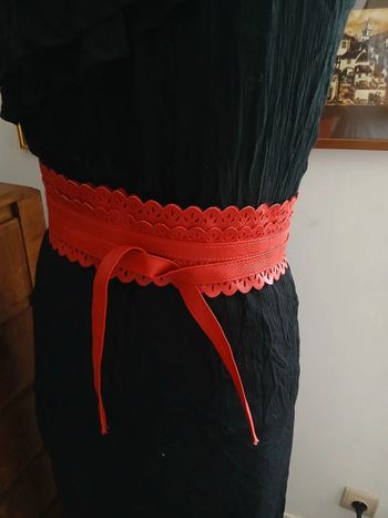 Ceinture large à nouer style obi japonais bohème chic