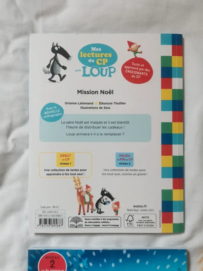 Livre cp avec Loup - photo numéro 2