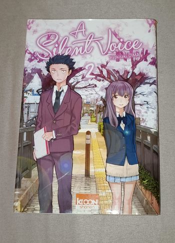 Livre manga "A silent Voice" tome 2