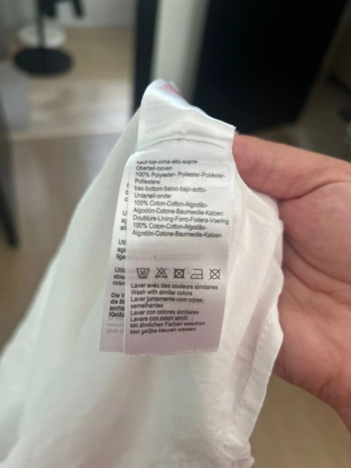 Robe de cérémonie blanche 13/14 ans vertbaudet très bon état - photo numéro 6