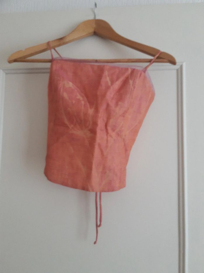 Ensemble bustier saumon elena sorel - photo numéro 3