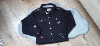 Veste en jeans orchestra noire "miss grigris" 8 ans état neuve