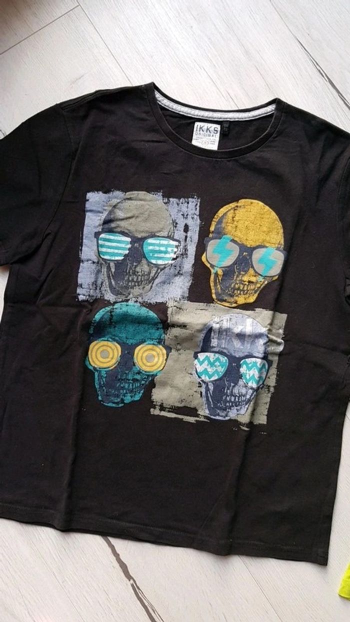 Lot de 2 tee shirts garçon 12ans ikks orchestra - photo numéro 3