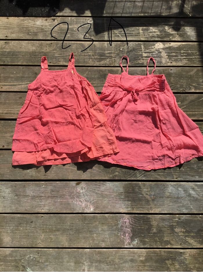 Lot robes à bretelles
