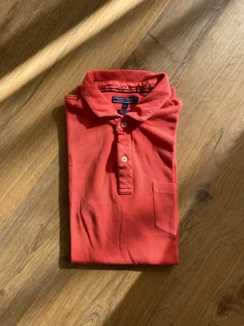 Polo Tommy Hilfiger Slim Fit Corail XL – 100% Authentique