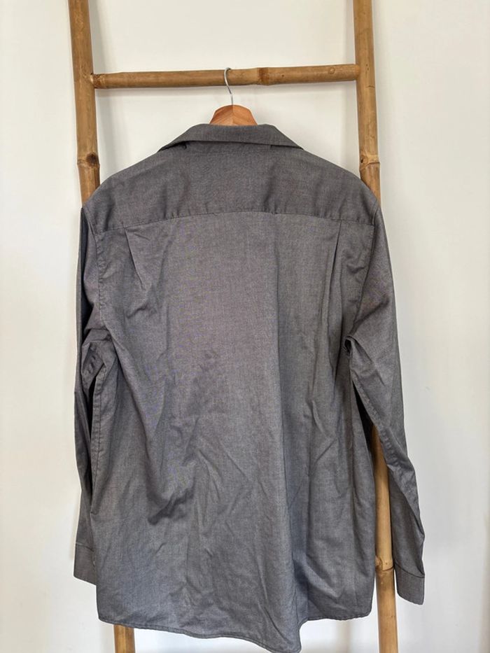 Chemise grise / noire 100% coton C&A taille XL - photo numéro 6