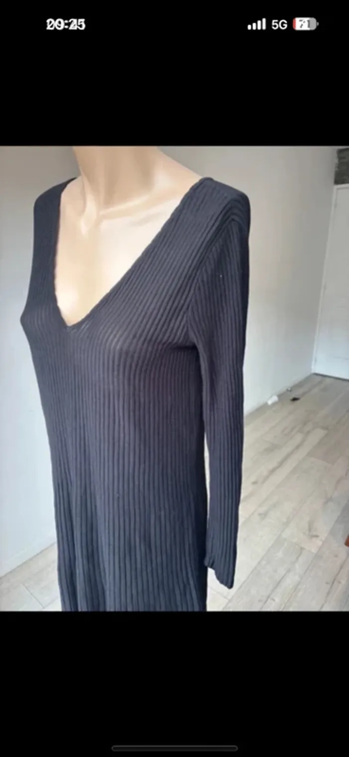 Élégante Robe Sézane Noire - Taille S - photo numéro 5