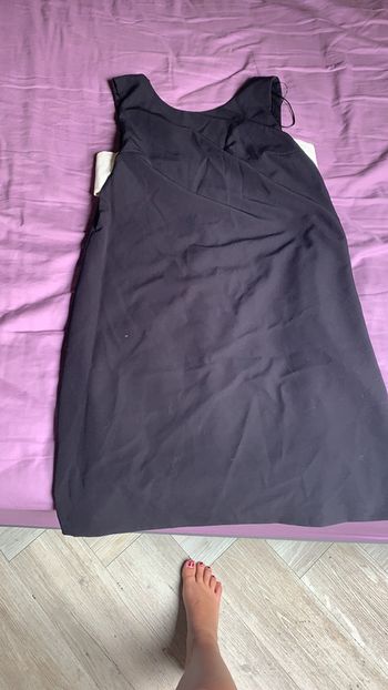 Robe noir Zara bandeau blanc