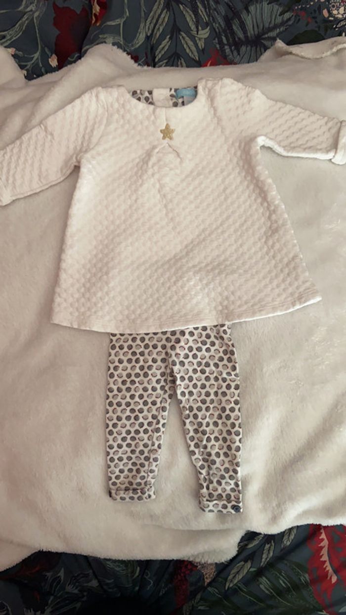 Robe + Legging Okaidi 3 mois