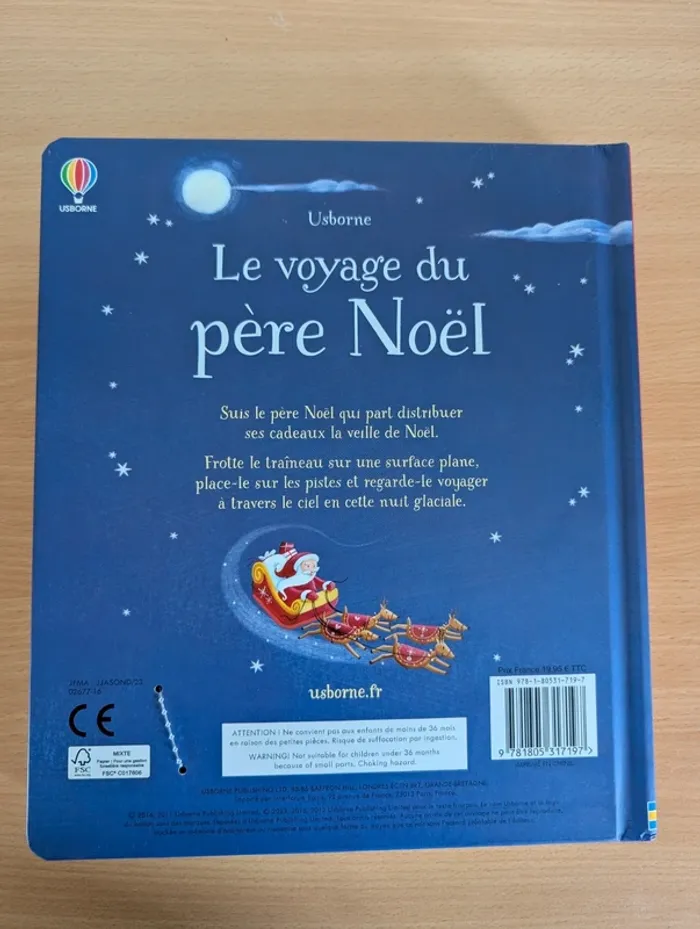 Livre Le Voyage du Père Noël neuf - photo numéro 2