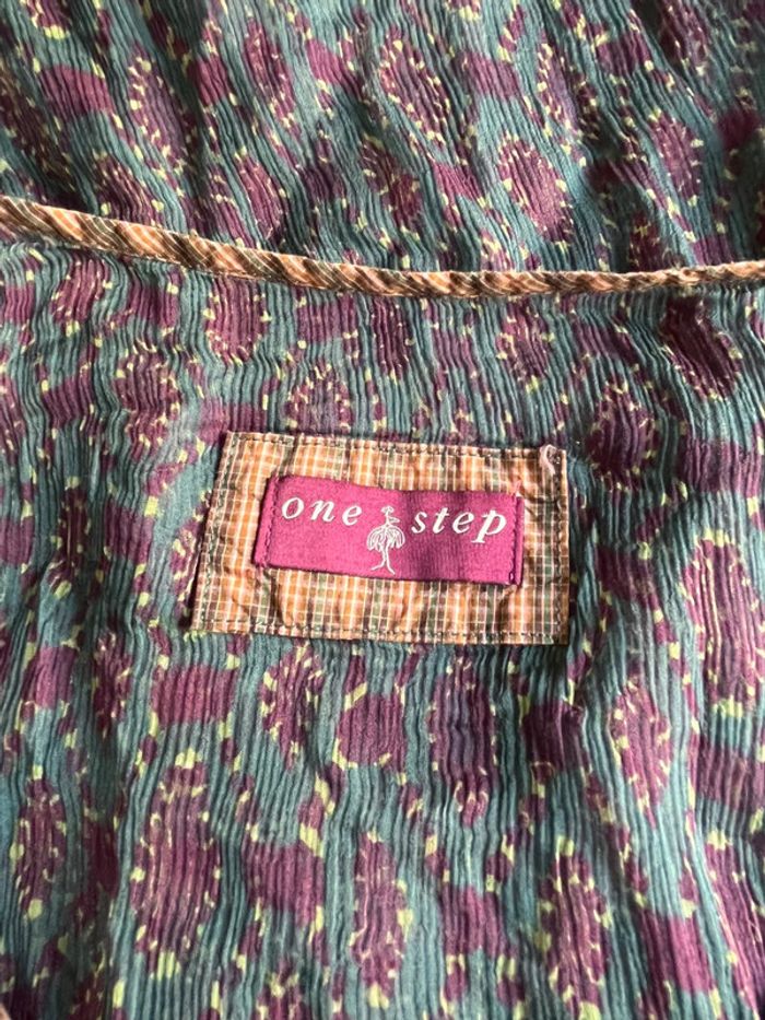 Blouse transparente à motifs one step S - photo numéro 5