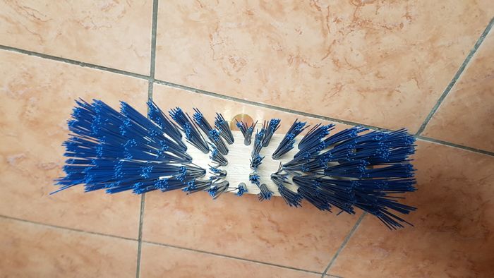 Balai cantonnier à douille métal bleu - photo numéro 4