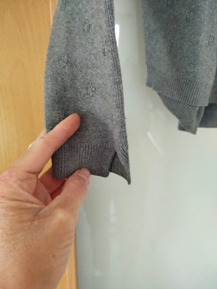 Pull gris femme Mango taille S - photo numéro 5