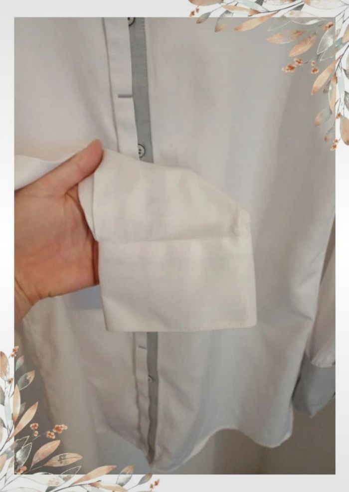 Chemise blanche à manches longues homme  M - photo numéro 3