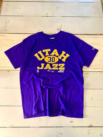 Tee shirt unisexe vintage champion Utah Jazz NBA basketball made in usa