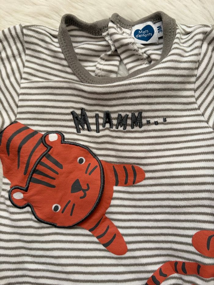 Pyjama tigre 3 mois - photo numéro 4