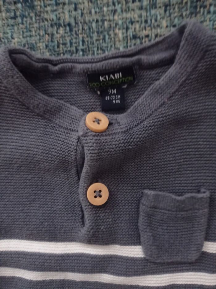 Pull marinière 9 mois - photo numéro 2