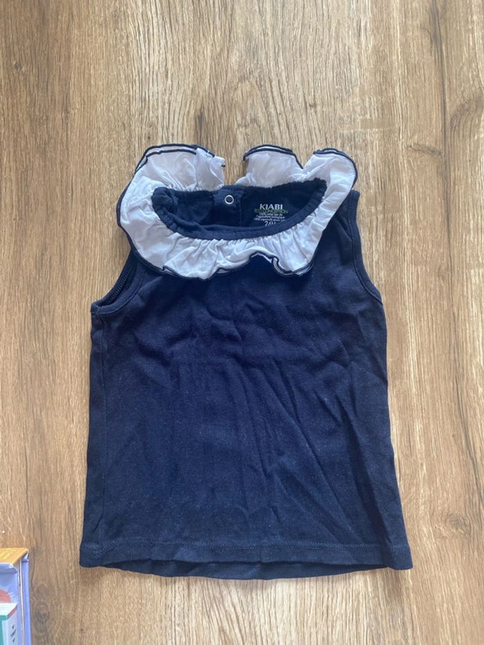 Débardeur avec collerette taille 2 ans